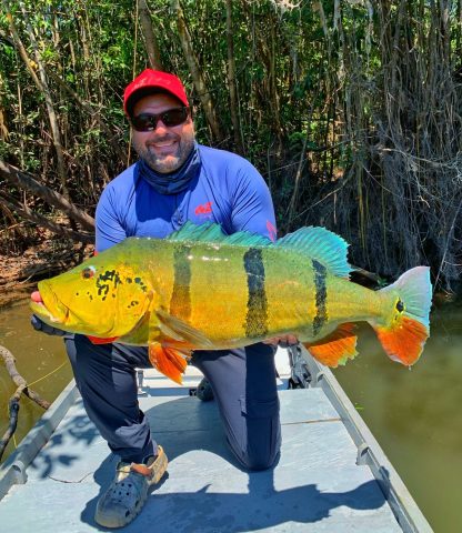 Recorde mundial na pesca de Fly: Tucunaré de 91 centímetros é o maior da  categoria All-Tackle